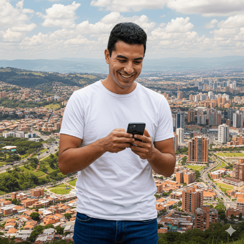 hombre haciendo una solicitud de credito