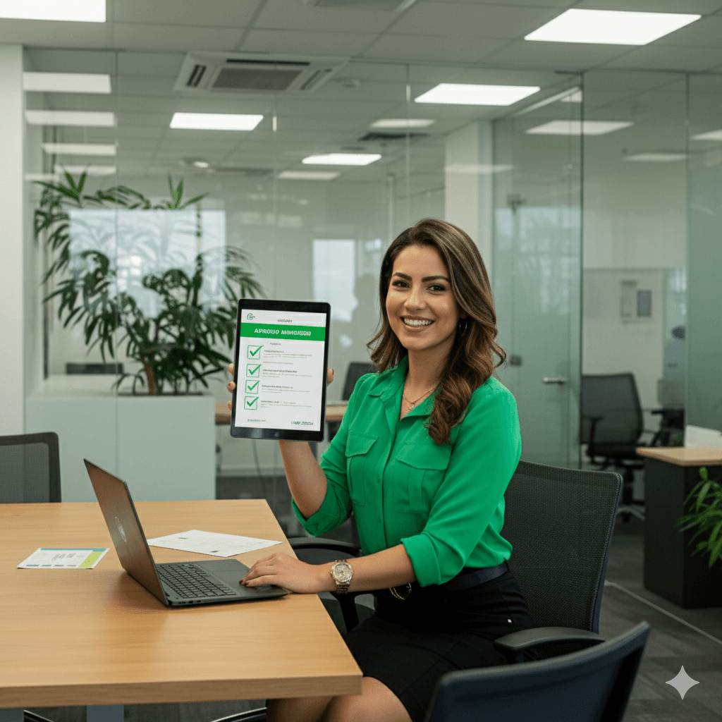 estudio de credito positivo por asesora